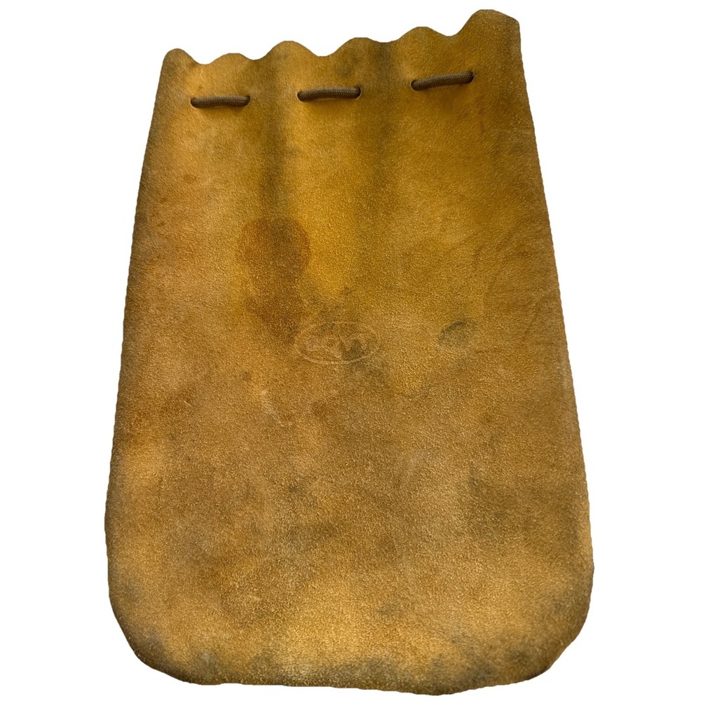 Vintage Boyt Leather Shell Ammunition Drawstring Pouch Bag B3